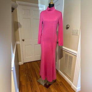 NWT Elegant Pink Long Sleeve Dress